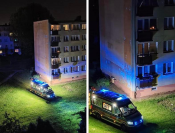 skok przy Gałczyńskiego 15 maja 2023