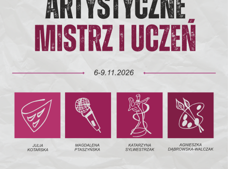 Mistrz i Uczeń 2026 – plakat
