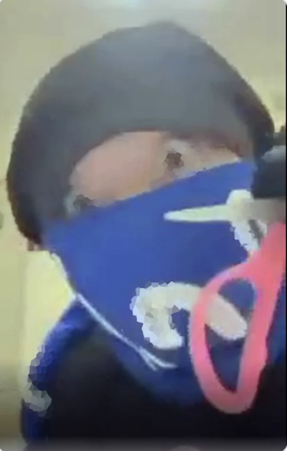 Screen z filmu zamieszczony na profilu Policja Polska na platformie X.